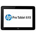 HP Pro Tablet 610 G1 Net-Tablet, 10.1" Screen, 2GB Memory, 32GB Storage, Windows® 8.1, Graphite