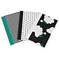 See Jane Work® Journals, Floral, 8 1/4" x 4 1/4", 1 Subject, College Ruled, 96 Pages (48 Sheets), Assorted Colors, Pack Of 3 Journals 1 thumbnail image