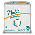 Nu-Fit® Protective Underwear, X-Large, 58"-68", Box Of 50