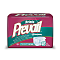 Prevail® Specialty Size Briefs, Small, 20"-31", Box Of 16