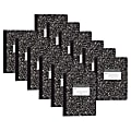 Roaring Spring Paper Products Composition Book, Unruled, 9-3/4" x 7-1/2", 50 Sheets, Black Marble, Pack Of 12 1 thumbnail image