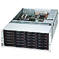 Supermicro SuperChassis SC847E16-R1K28LPB System Cabinet - Rack-mountable - Black - 4U - 36 x Bay - 7 x Fan(s) Installed - 2 x 1280 W - ATX, EATX Motherboard Supported - 80 lb - 7 x Fan(s) Supported - 36 x External 3.5" Bay - 7x Slot(s)