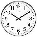 Infinity Instruments Profuse Wall Clock, 19”, White