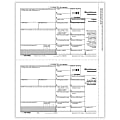 ComplyRight™ 1099-MISC Tax Forms, Recipient Copies B/2, 2-Up, Laser, 8-1/2" x 11", Pack Of 2,000 Forms