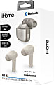 Bytech iHome XT-62 True Wireless Bluetooth In-Ear Earbuds, Gray, HMAUBE233GY