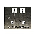 American Metalcraft Swirl-Base Chrome Number Stand, 12", Silver 1 thumbnail image