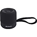 Verbatim Portable Bluetooth Speaker System - Black - 100 Hz to 20 kHz - TrueWireless Stereo - Battery Rechargeable - 1 1 thumbnail image
