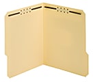 Office Depot® Brand File Folders With Fasteners, 3/4" Expansion, 8 1/2" x 11", Letter, Manila, Box of 25