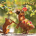 2025 Willow Creek Press Mini Wall Calendar, 7” x 7”, Gettin’ Squirrelly, January 2025 To December 2025, 45787 1 thumbnail image