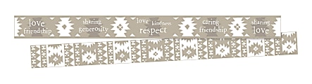 Barker Creek Double-Sided Borders, 3" x 35", Friendship, 12 Strips Per Pack, Set Of 2 Packs 1 thumbnail image