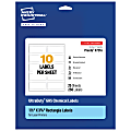 Avery® Ultra Duty® Permanent GHS Chemical Labels, 97216-WMU25, Rectangle, 1-1/2" x 3-3/4", White, Pack Of 250 1 thumbnail image