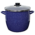 Ekco EOS 12 Qt Covered Stockpot, Blue