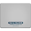 Man & Machine Mouse Pad - 0.03" x 8.69" x 7.13" Dimension - Gray - Silicone - 5 Pack