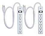 GE 14709 6-Outlets Power Strip - 6 - 4 ft Cord