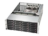 Supermicro SC846 BE16-R1K28B - Rack-mountable - 4U - enhanced extended ATX - SAS - hot-swap 1280 Watt - black 1 thumbnail image