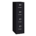 WorkPro® 22"D Vertical 4-Drawer File Cabinet, Black