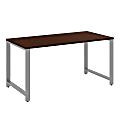 Bush Business Furniture Momentum Desk, 60"W x 30"D, Mocha Cherry, Premium Installation