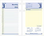 AT-A-GLANCE® QuickNotes Daily Loose-Leaf Desk Calendar Refill, 3-1/2" x 6", January To December 2022, E51750 1 thumbnail image