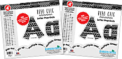 Barker Creek Letter Pop-Outs, 4", Boho Chic, Pack Of 510 1 thumbnail image