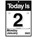 AT-A-GLANCE “Today Is” 2023 RY Daily Wall Calendar, Small, 6" x 6"