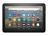 Amazon Fire HD 8 - 10th generation - tablet - Fire OS 7 - 32 GB - 8" IPS (1280 x 800) - microSD slot - black - with Special Offers 1 thumbnail image