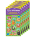 Trend Thoughtful Sloths Sparkle Stickers, Assorted Colors, 32 Stickers Per Pack, Set Of 6 Packs