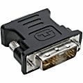 Eaton Tripp Lite Series DVI to VGA Adapter Converter DVI-A Analog Male HD15 Female - Display adapter - HD-15 (VGA) (F) to DVI-A (M) - black 1 thumbnail image