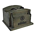 Imperial NHL Rustic Desk Organizer, 8”H x 8-1/2”W x 6-1/2”D, Boston Bruins 1 thumbnail image
