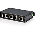 StarTech.com 5 Port Industrial Ethernet Switch - DIN Rail Mountable 1 thumbnail image