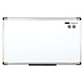 Quartet® Magentic Dry-Erase Whiteboard, 18" x 30", Metal Frame With Silver Finish
