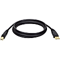 Tripp Lite U022-015 Gold USB 2.0 A/B Cable, 15', Black 1 thumbnail image