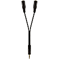 Belkin F8Z359TT06INCHP Headphone Audio Splitter Cable - 6" Mini-phone Audio Cable  - F8Z359TT06INCHP 1 thumbnail image