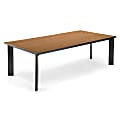 OFM Multi-Use Library Table, 96"W x 48"D, English Oak