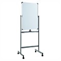 Lorell® Magnetic Dry-Erase Whiteboard Easel, 24" x 36", Aluminum Frame With Silver Finish 1 thumbnail image