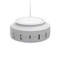 ChargeHub X5 Elite 3005 5-Port USB Charger, White, CRGRD-X5-E3005-002