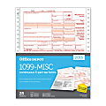 Office Depot® 1099-MISC Continuous Tax Forms, 5-Part, 9" x 11", Pack Of 25 Forms 1 thumbnail image