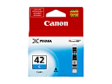 Canon® CLI-42 ChromaLife 100+ Cyan Ink Tank, 6385B002