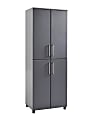 Ameriwood™ Home Latitude Tall Cabinet, 6 Shelves, Graphite/Gray