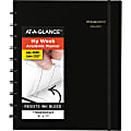 AT-A-GLANCE® Move-A-Page Academic 2026-2027 Weekly Monthly Appointment Book Planner, Black, Large, 9" x 11" 1 thumbnail image