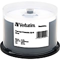 Verbatim CD-R 700MB 52X DataLifePlus White Thermal Printable - 50pk Spindle - Printable - Thermal Printable 1 thumbnail image