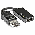 StarTech.com DisplayPort to HDMI Adapter, 4K 60Hz Active DP 1.4 to HDMI 2.0 Video Converter  - DP2HD4K60S 1 thumbnail image