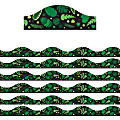 Ashley Productions Magnetic Scallop Border, Greenery On Black, 12' Per Pack, Set Of 6 Packs 1 thumbnail image