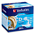 Verbatim LightScribe 52x CD-R Media - 700MB - 20 Pack Slim Case