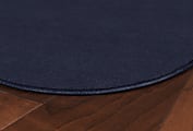 Flagship Carpets Americolors Area Rug, Oval, 6' x 9', Navy