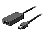 Microsoft Surface Mini DisplayPort to HDMI 2.0 Adapter - First End: 1 x Mini DisplayPort Male Digital Audio/Video - Second End: 1 x HDMI Female Digital Audio/Video - Supports up to 3840 x 2160 - Black 1 thumbnail image