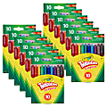 Crayola Mini Twistables Crayons, Mini Size, Assorted Colors, 10 Crayons Per Pack, Set Of 12 Packs 1 thumbnail image