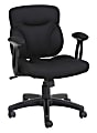 Barcalounger Mesh Mid-Back Chair, Black, 9240M-B