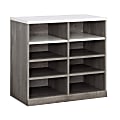 Sauder® Craft Pro Series 32"W Open Storage Cabinet, Mystic Oak®/White 1 thumbnail image