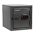 Sanctuary Diamond Digital Home/Office Safe, 1.32 Cu. Ft., Dark Grey Hammertone