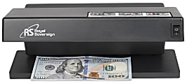Royal Sovereign counterfeit detector with UV detection - RCD1000-Ultraviolet Counterfeit Detector-Portable-Detects Fake Currency/ID's 1 thumbnail image
